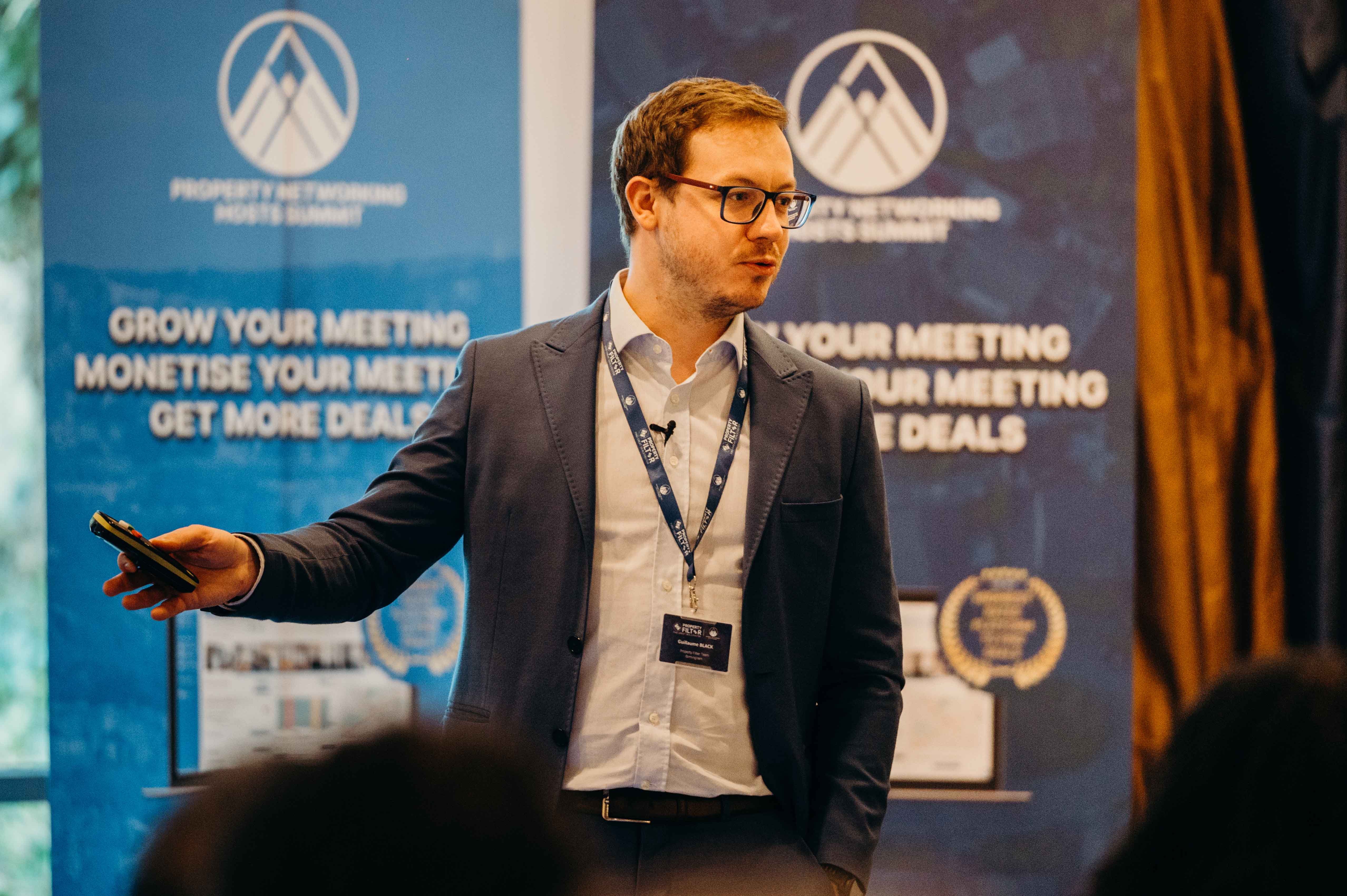 Guillaume Black hosting the event